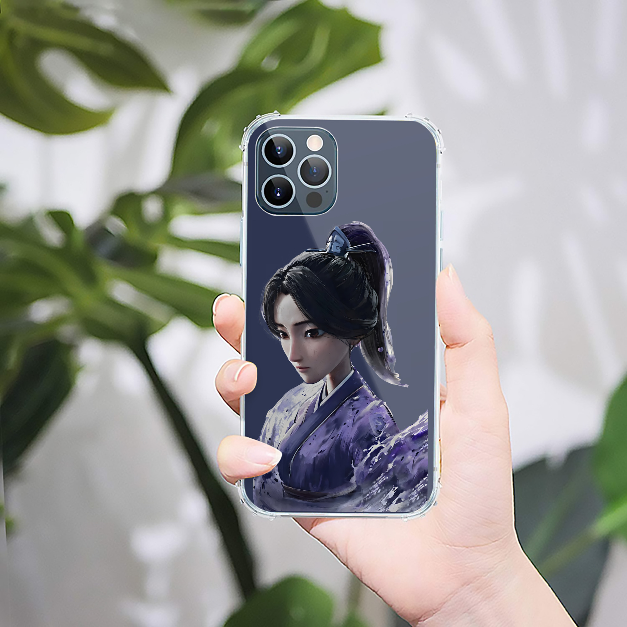 （画像用） Ne Zha 2 ナタ 魔童の大暴れ 【iPhone 12シリーズ対応】透明スマホケース（クリアソフトケース）